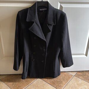 Black pea coat